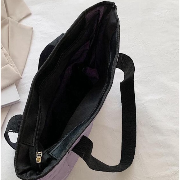 โ
Metallic Futuristic Style Colorblock Tote Bagโ
- Picture 4 of 12